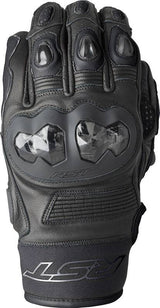 Schwarze RST Freestyle 3 D3O Motorradhandschuhe mit Schutzpolster und robustem Design, geeignet für Motorradfahrer.