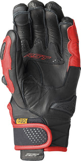 RST Freestyle 3 D3O Motorradhandschuhe in Schwarz und Rot, mit schützenden D3O-Polstern und strapazierfähigem Material.