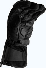 Schwarze RST Pro Series Vega Motorradhandschuhe aus Leder mit Schutzpolstern und präzisem Griff, für sicheren Motorradzubehör.