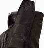 Schwarze RST K-Sport wasserdichte Motorradhandschuhe mit robustem Design und verstärktem Handflächenbereich.
