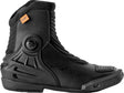 Schwarze RST TracTech Evo D3O Short Wasserdichte Motorradstiefel, Racing-Stil, mit Schutz und robustem Design, auf Bild sichtbar