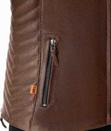 RST Roadster Air D3O Leder Damen Motorradjacke - Braun