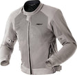 Silberne Damen Motorradjacke RST Spectre Air D3O Textile, touring, mit Protektoren, atmungsaktives Material, sichtbare Reißverschlüsse
