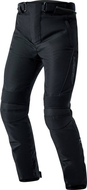 Schwarze RST S1 D3O Textil Damen Motorradhose mit Schutzpolster für Tourenfahrten, bequem und strapazierfähig