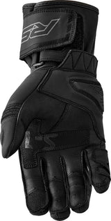 Schwarze RST S1 Damen Motorradhandschuhe aus Leder mit Schutzpolstern, für sicheren Grip und Komfort beim Motorradfahren.