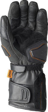 Schwarze Damen Motorradhandschuhe RST Pro Series Artic D3O mit wasserdichter Oberfläche und schützender Polsterung.