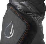 Schwarze RST Pro Series Artic D3O Damen-Motorradhandschuhe mit wasserdichter Oberfläche und schützender D3O-Technologie