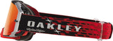 OAKLEY Airbrake MX-Brille in Schwarz Holo mit Prizm Torch Glas für Motocross, sichtbares Brillenrahmen und getönte Gläser