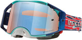 OAKLEY Airbrake MX-Brille mit blauen TLD-Gläsern und Prizm Sapphire Beschichtung, stoßfestes Schutzbrille-Design für den Motorsport