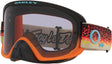 OAKLEY O-Frame 2.0 Pro MX-Brille in Schwarz mit orange und hellgrauem Glas, Schutzbrille für Motocross und Offroad.
