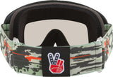 OAKLEY O-Frame MX-Brille mit TLD Tribe klaren Gläsern, Schutzbrille für Motocross, langlebiges Rahmen-Design