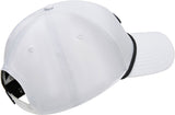 Weiße OAKLEY Ellipse Rope Cap, Freizeitkappe aus Baumwolle mit Logo-Print, gemütlich und stylisch.