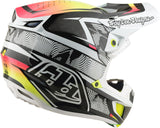 Troy Lee Designs Se5 Carbon Mips Motocrosshelm in Weiß, mit innerem Polster und aerodynamischem Design.