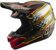 Troy Lee Designs Se5 Composite Mips Motocrosshelm Wings in Schwarz, leichter Helm mit Mips-Technologie und Wing-Designs für Motocross.