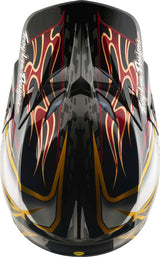 Troy Lee Designs Se5 Composite Mips Motocrosshelm Wings in Schwarz, schnittiger Schutzhelm für Offroad-Motorradfahrer