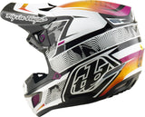 Schwarzer Troy Lee Designs Se5 Composite Mips Motocrosshelm mit Innenausstattung, seitliche Ansicht