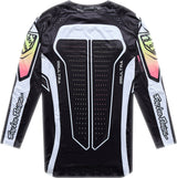 Schwarze Troy Lee Designs MX-Jersey Se Ultra Proton mit langen Ärmeln und sportlichem Design, ideal für Motocross.