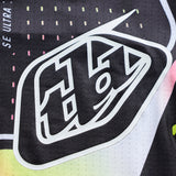 Schwarze Troy Lee Designs Se Ultra MX-Jersey Proton mit auffälligem Logo und komfortablem Schnitt, perfekt für Motocross.