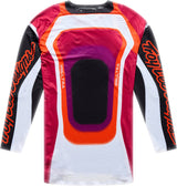 Troy Lee Designs MX-Jersey Se Ultra in Schwarz und Fuchsia mit sportlichem Design und TROY LEE DESIGNS Logo.