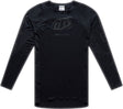 Schwarze Troy Lee Designs MX-Jersey Se Ultra Mono aus weichem Stoff mit Logo-Prints, für Motocross-Fahrer.