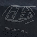 Schwarze Troy Lee Designs SE Ultra MX-Jersey mit Monochrom-Design, atmungsaktiv und bequem für Motocross-Fahrten