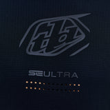Schwarze Troy Lee Designs MX-Jersey Se Ultra Mono mit langem Ärmel und sportlichem Schnitt, ideal für Motocross.