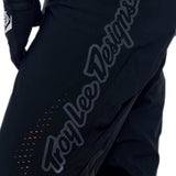 Schwarze Troy Lee Designs MX-Hose Se Ultra Mono mit strapazierfähigem Material und flexiblen Einsätzen für Motocross.