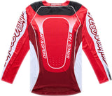 Troy Lee Designs MX-Jersey Se Pro Salvo in Rot und Weiß, bequemes Motocross-Trikot mit auffälligem Design