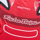 Troy Lee Designs MX-Jersey Se Pro Salvo in Rot und Weiß mit sportlichem Design und bequemem Schnitt.
