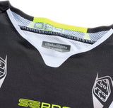 Troy Lee Designs MX-Jersey Se Pro Salvo in Schwarz und Weiß, atmungsaktive Motocross-Trikot mit sportlichem Design