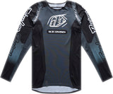 Troy Lee Designs Se Pro MX-Jersey Sever in Schwarz und Grau mit sportlichem Design und atmungsaktivem Material