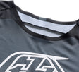 Troy Lee Designs Se Pro MX-Jersey in Schwarz/Grau, bequemes und strapazierfähiges Motocross-Trikot mit langen Ärmeln