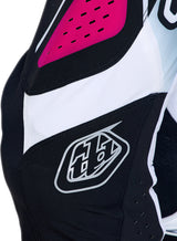 Troy Lee Designs Se Pro MX-Hose Salvo in Schwarz und Weiß mit robustem Material und sportlichem Design.