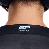 Troy Lee Designs GP Pro MX-Jersey Roller in Weiß und Blau, mit sportlichem Design und atmungsaktivem Material.
