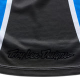 Troy Lee Designs GP Pro MX-Jersey Roller in Weiß und Blau, bequemes Motocross-Trikot mit stylischem Design.