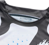 Troy Lee Designs GP Pro MX-Jersey Roller in Weiß und Blau, bequemes Motocross-Trikot mit auffälligem Design