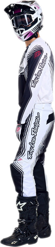 Troy Lee Designs GP Pro MX-Jersey Streamline in Schwarz und Weiß mit sportlichem Design und atmungsaktivem Material