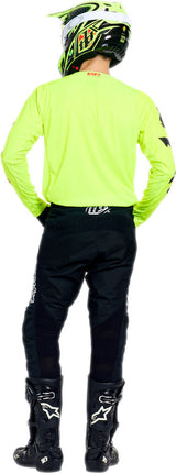 Troy Lee Designs GP Pro Jersey Cyclops Flo in Gelb, MX-Jersey mit sportlichem Design und atmungsaktivem Material.