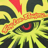 Troy Lee Designs GP Pro MX-Jersey Cyclops Flo in Gelb mit auffälligem Muster und komfortable Passform für Motocross.
