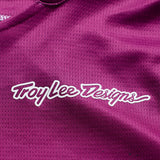 Troy Lee Designs GP Pro MX-Jersey Stamp Fuschia, ergonomische Motorradjersy in leuchtendem Fuchsia mit TROY LEE DESIGNS Logo