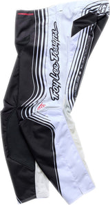MX-Hose von TROY LEE DESIGNS GP Pro Streamline in Schwarz und Weiß, langlebige Motorradhose mit sportlichem Design