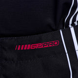 Troy Lee Designs GP Pro MX-Hose Streamline in Schwarz und Weiß, robuste Motorradhose für den Offroad-Einsatz.