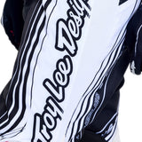 Troy Lee Designs GP Pro MX-Hose Streamline in Schwarz und Weiß, sportlich geschnitten, mit flexiblen Materialien für Komfort.