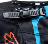 Troy Lee Designs GP Pro MX-Hose in Schwarz und Cyan, langlebige Motocross-Hose mit flexiblem Framework, für hohen Komfort und Schutz.
