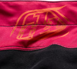 Troy Lee Designs GP Pro MX-Hose in Schwarz und Cyan, strapazierfähige Motocross-Hose mit Rahmen-Design, für optimalen Schutz
