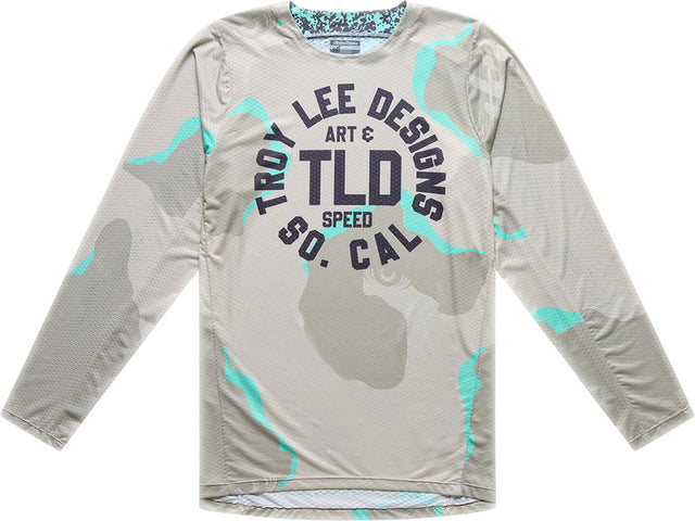 Troy Lee Designs GP Pro Air MX-Jersey mit Tarnmuster in Aqua und Desert, atmungsaktives Motocross-Trikot