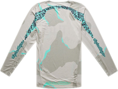 Troy Lee Designs GP Pro Air MX-Jersey in Camouflage Aqua Desert, atmungsaktive Motocross-Jacke mit stylischem Camouflage-Design