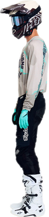 Troy Lee Designs GP Pro Air MX-Jersey in Camouflage Aqua Desert, atmungsaktive Motocross-Rücke Jersey mit camouflage Muster