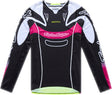 Kinder-Motorrad-Jersey von TROY LEE DESIGNS Se Pro Jugend Salvo in Schwarz und Weiß, bequem und atmungsaktiv für MX-Rennen