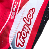 Kinder-Motorradhose von Troy Lee Designs Se Pro in Rot und Weiß, bequemes MX-Design für junge Fahrer